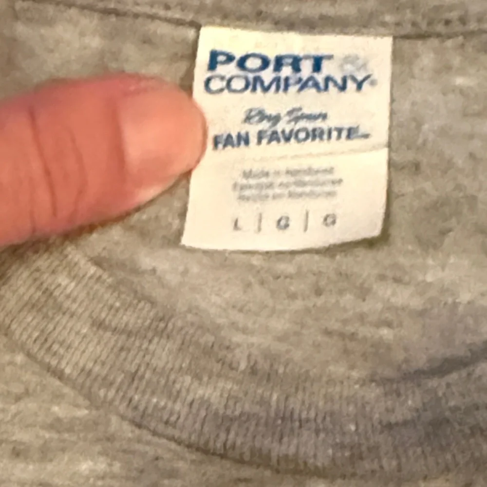 Port and Company Gray Cat Humor T-Shirt